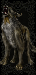Сильный волк бесплатной мморпг игры Гиперборея